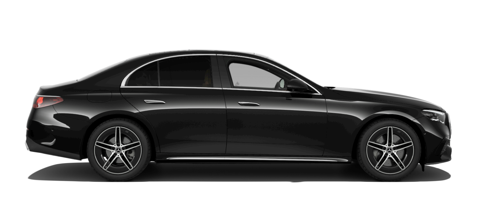 Black Mercedes-Benz E-Class